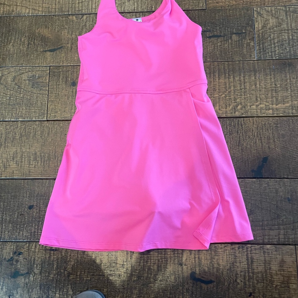 Yogalicious Kids Dress in Vibrant Pink